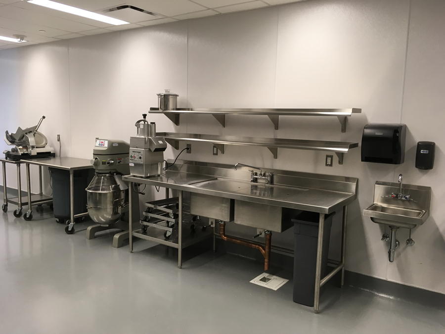 Interior of Commercial Kitchen for multi-unit facility