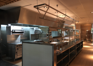 Interior of Commercial Kitchen prep area