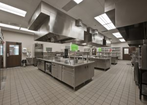 Interior of Commercial Kitchen