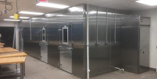Enfriador y congelador de interior para cocinas comerciales