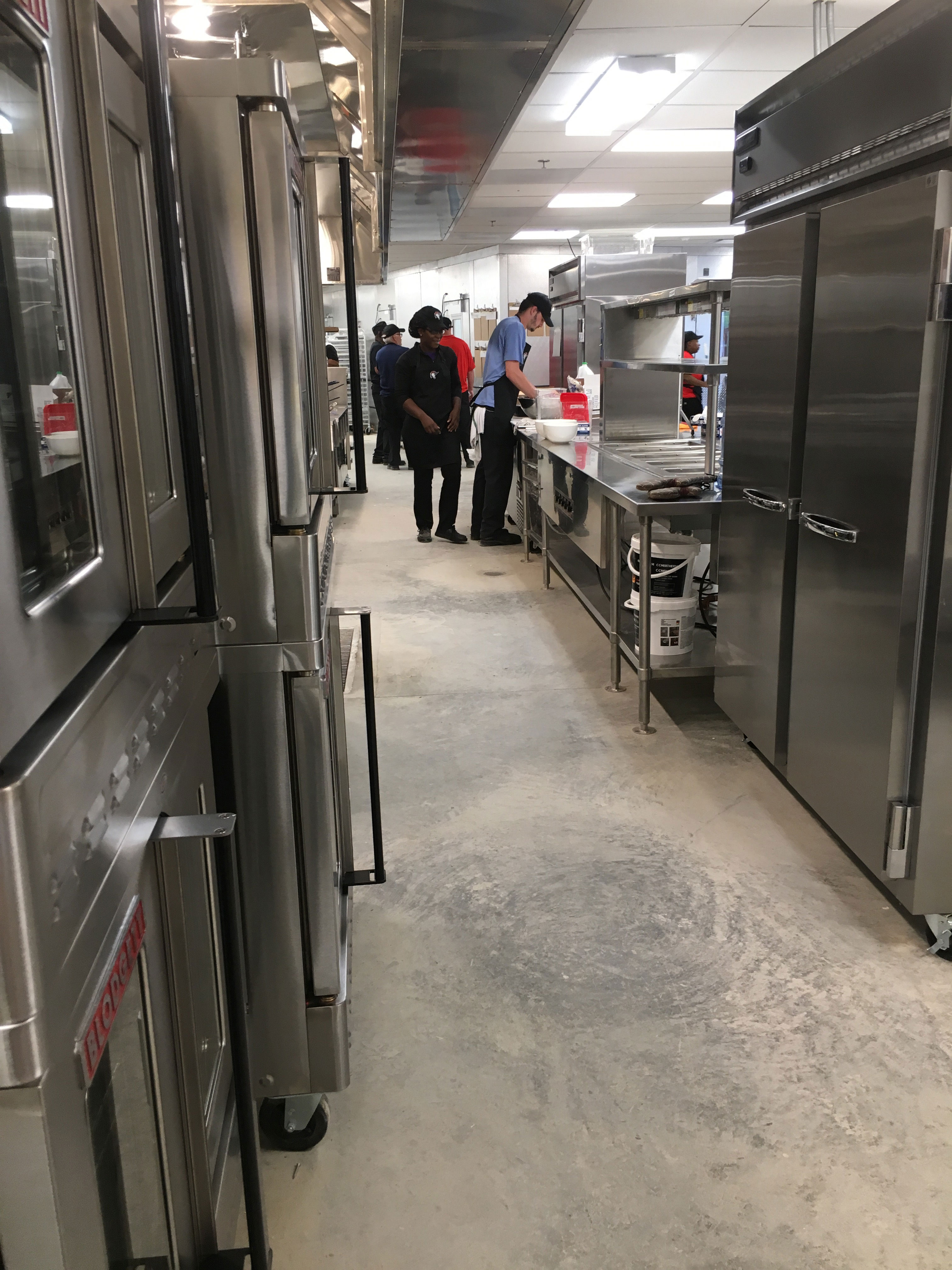 Commercial Commissary Kitchen Interior