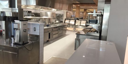 Línea de servicio para comedores comerciales