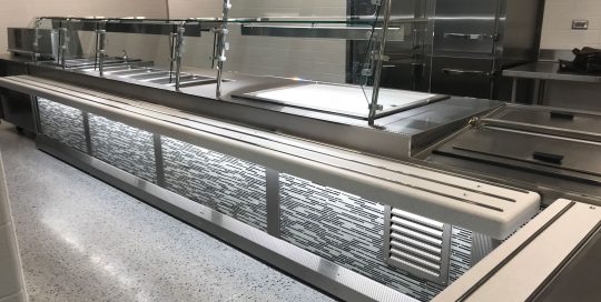 Línea de servicio para comedores comerciales