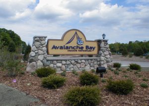 Parque acuático Avalanche Bay en Boyne Mountain