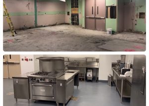 Commercial Kitchen Build Out Progression