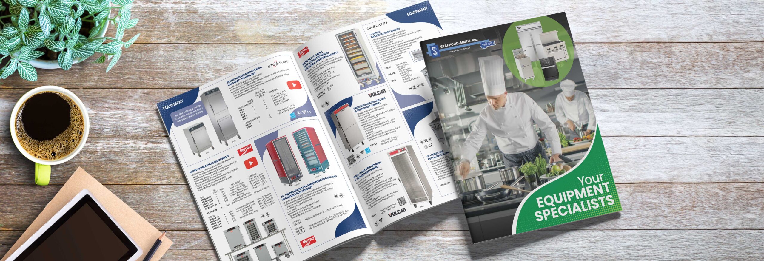 Explore the Stafford-Smith, Inc. 2026 Equipment Catalog — your go-to resource for commercial foodservice equipment from top brands like Alto-Shaam, Vulcan, Garland and Metro.